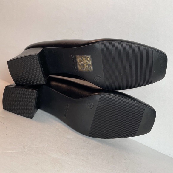 Dream Pairs 5.5 Women Low Block Heel Square Toe Comfort Dress Slip On Pump Shoes - Picture 12 of 13